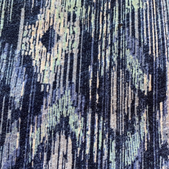 Relativity Plus Size Cotton Short Sleeve Blue Top - 2X - Picture 3 of 11